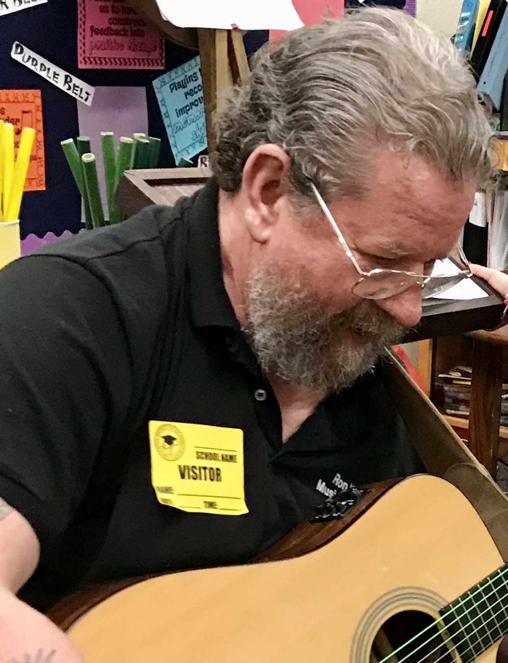 Ron Teaching Guitar